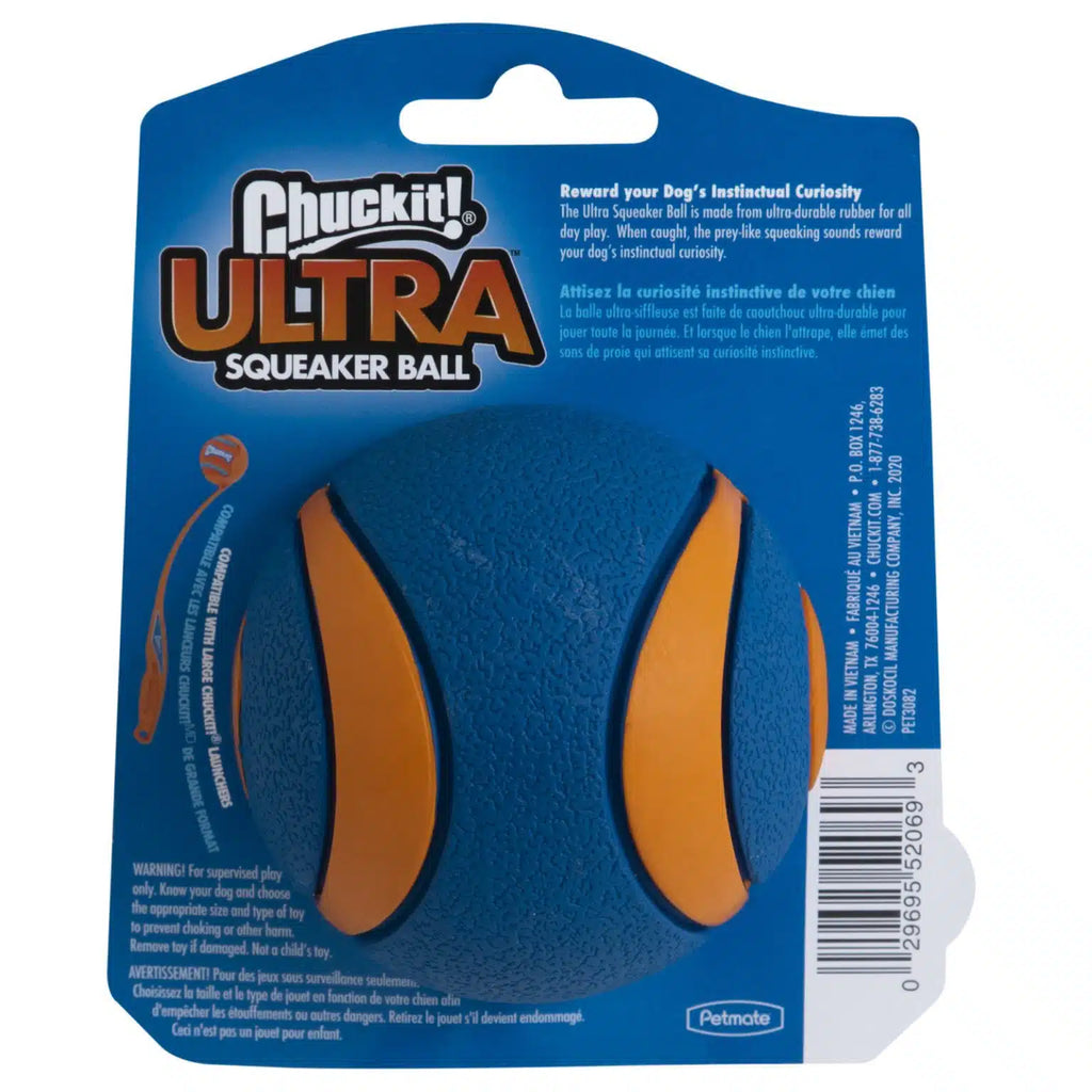 Chuckit Ultra Squeaker Ball Dog Toy