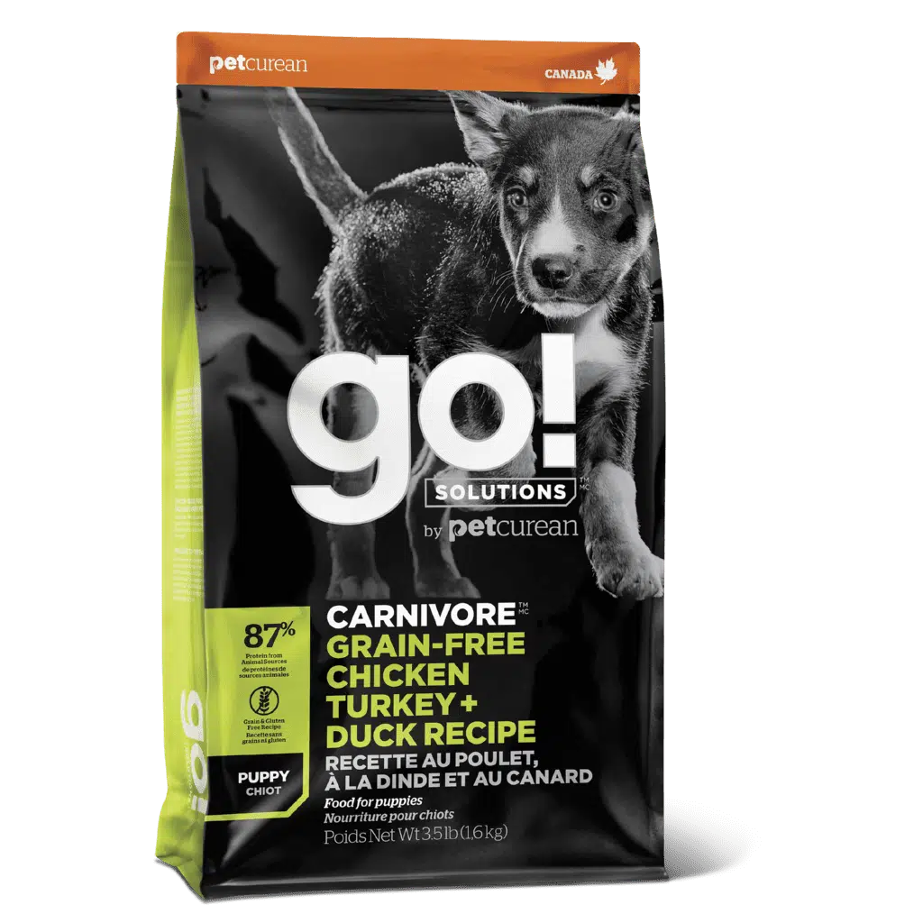 Go! Solutions Carnivore Dog Grain-free Chicken, Turkey & Duck Puppy Recipe (1.59Kg)