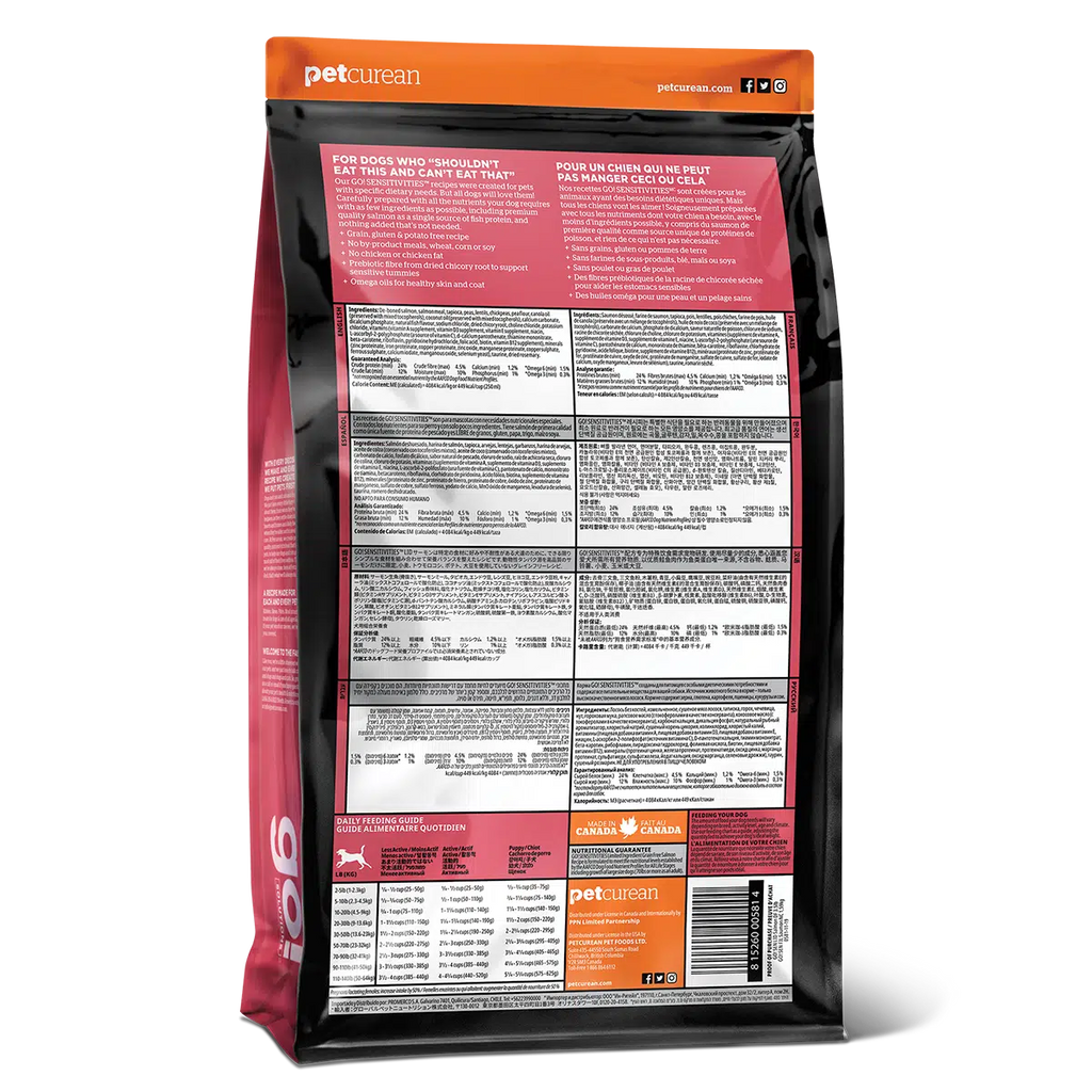 Go! Solutions Sensitivities LID Grain-free Salmon Recipe (1.59kg)