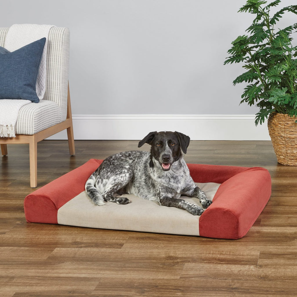 Quiet Time Memory Foam Sofa Russet
