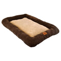 SnooZZy Chenille Low Bumper Kennel Mat in Coffee