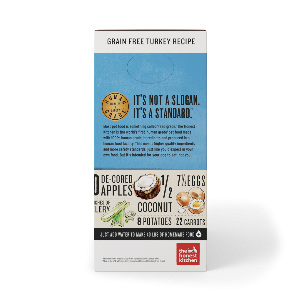 Honest Kitchen Dehydrated Grain Free Turkey Recipe